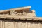 Fragment of the western pediment of the Parthenon in the Athens