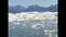 Fragments of icebergs melting in Alaska