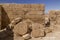 Fragments of Ruined Temple in Ein Avdat - UNESCO World Heritage site