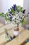 Fragrant bouquet of baby\'s breath with eucalyptus and lavender