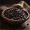 Fragrant coffee beans. Generative AI