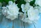 Fragrant jasmine bouquet on the table