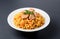 Fragrant Pilau. Pilaf, fried rice with meat and vegetables on a