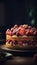 Fraisier fruit cake. Generative AI