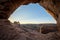 Frame Arch Framing Delicate Arch Before Sunrise