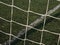 Frame of football gate, white gate net on background