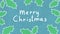 Frame-by-frame animated Merry Christmas text