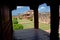 frame with frame at fathepur sikri agra india