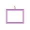 Frame photo hanging empty icon