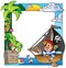 Frame with sea and pirate theme 5