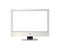 Frame of TV. Empty led monitor of computer or black photo frame isolated on a transparent background. Vector blank