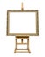 Frame on wooden easel