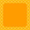 Frame, yellow and orange patterns on canvas