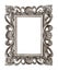 Frame your picture, photo, image. Vintage silver baroque object