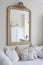 Framed Mirror Above Daybed