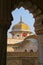 Framed view of Musamman Burj in Agra Fort, Uttar Pradesh, India