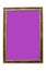 Framed violet canvas