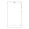 Frameless smartphone outline. Vector illustration. Eps10 Vector