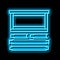 frames langstroth beekeeping neon glow icon illustration