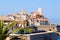 France- Antibes- Panorama of beautiful ramparts and village