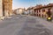 France. Arles. Old antique roman amphitheater arena.