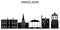 France, Bourgogne Franche Comte, Dijon architecture vector city skyline, travel cityscape with landmarks, buildings