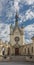 FRANCE CHANTILLY 2018 AUG: view of a small church in Chantilly castle of France. It is a historic castle located in the town of