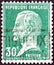 FRANCE - CIRCA 1923: A stamp printed in France shows chemist Louis Pasteur, circa 1923.