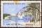 FRANCE - CIRCA 1961: A stamp printed in France shows Arcachon beach, circa 1961.