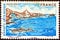 FRANCE - CIRCA 1976: A stamp printed in France shows Basque coast, Biarritz, circa 1976.