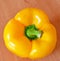 France, close up of a yellow pepper