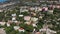 France, Cote Dazur, Beaulieu, 02 October 2019: Aerial view of French Riviera`s terraces of expensive country houses and estates,