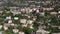 France, Cote Dazur, Beaulieu, 02 October 2019: Aerial view of French Riviera`s terraces of expensive country houses and estates,