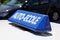 France driving school light panel on car roof with text french auto ecole