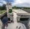 France   The Entrance of the famous Chenonceau castle in the Loire Valley and itâ€™s gardens