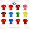 France EURO 2016 Jersey Icons