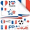 france europe soccer icons collection