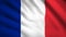 France flag Motion video waving in wind. Flag Closeup 1080p HD  footage