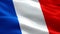 France flag video waving in wind. Realistic French Flag background. France Flag Looping Closeup 1080p Full HD 1920X1080 footage. F