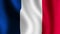 France Flag waving