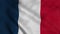 France flag waving in the wind with highly detailed fabric texture. Seamless loop, 4K