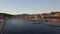 France, French Riviera, Aerial view of Nice Harbor. Super yachts