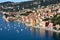 France, French Riviera, Villefranche/mer, natural harbour and citadel