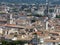 France. Gard. Nimes.  View of the arenas from the top of the Tour Magne