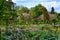 France Giverny Claude Monet garden in spring, flowers and lakes sea rose