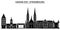 France, Grand Est, Strasbourg architecture vector city skyline, travel cityscape with landmarks, buildings, isolated