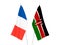 France and Kenya flags