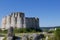 France Les Andelys Ruins of middle and inner baileys of Chateau Gaillard  847586