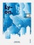 France Lyon skyline city gradient vector poster