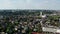 France, Melun, Lille, drone aerial view above the Melun city. Wide footage